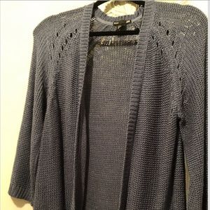 Blue Knit Cardigan